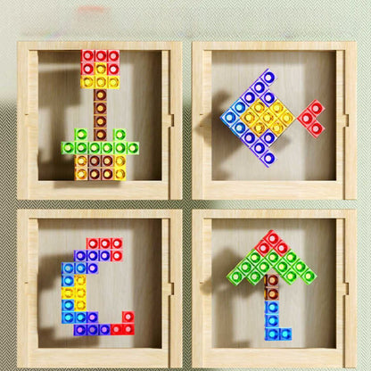 Fun Wooden Brain Teaser Puzzle Game