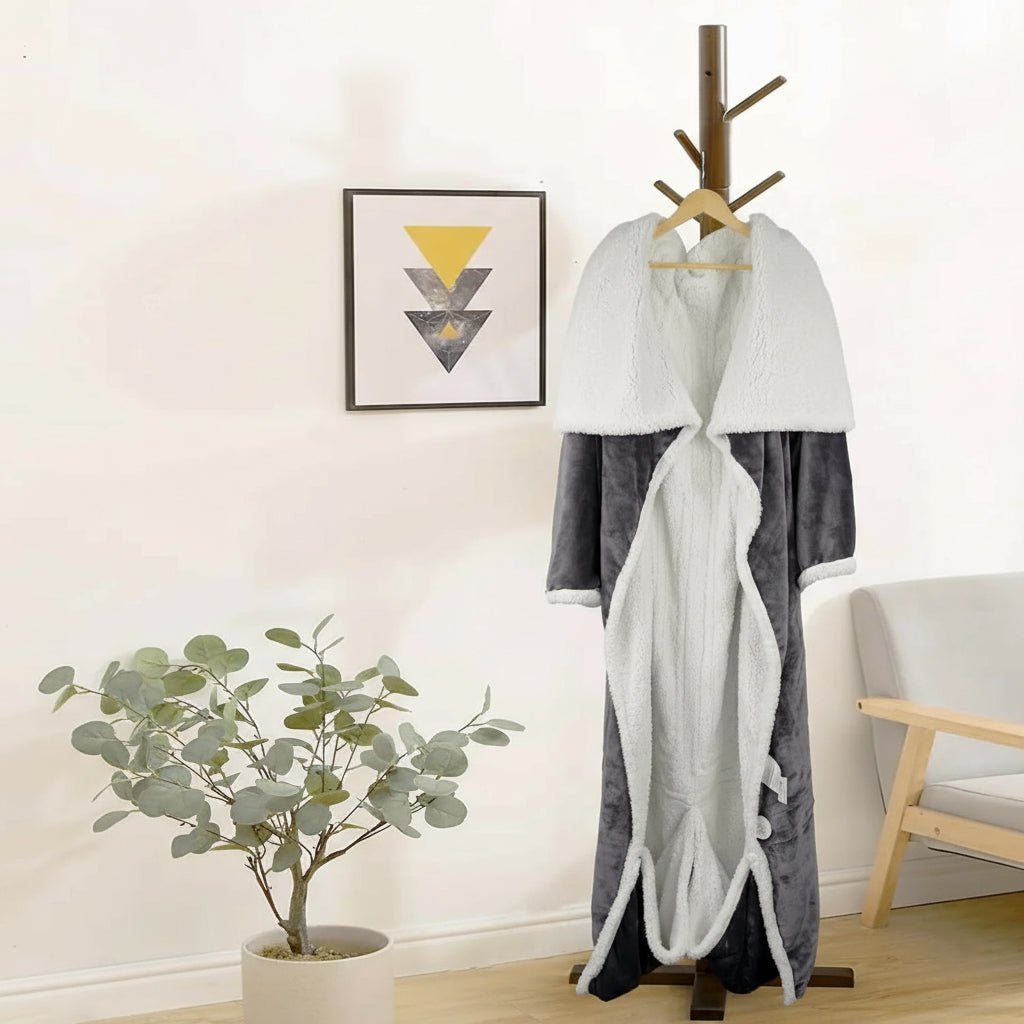 Cozy Warm Wearable Fleece Blanket for Adults