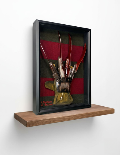 Freddy Krueger Glove Display Box Nightmare on Elm Street Decor