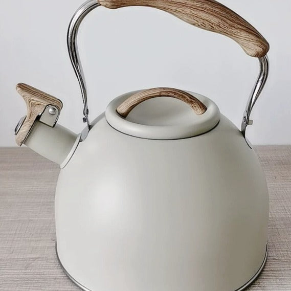 Durable Stainless Steel Tea Kettle - Traditional Home Design