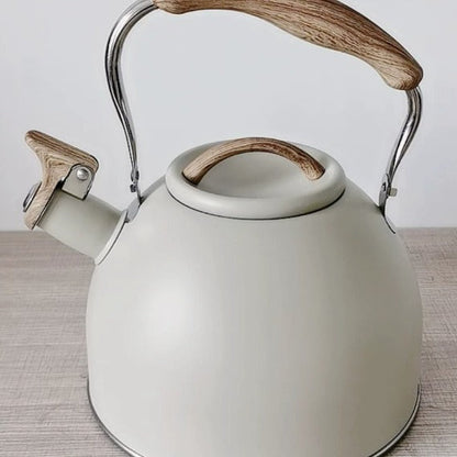 Durable Stainless Steel Tea Kettle - Traditional Home Design