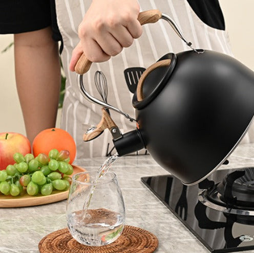 Durable Stainless Steel Tea Kettle - Traditional Home Design