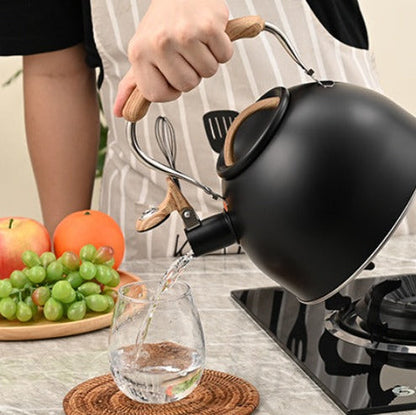Durable Stainless Steel Tea Kettle - Traditional Home Design