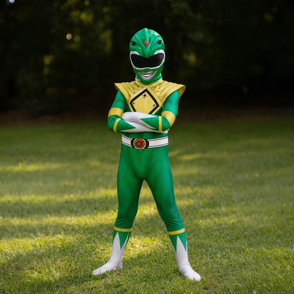 Kids Superhero Costume Jumpsuit with Mask