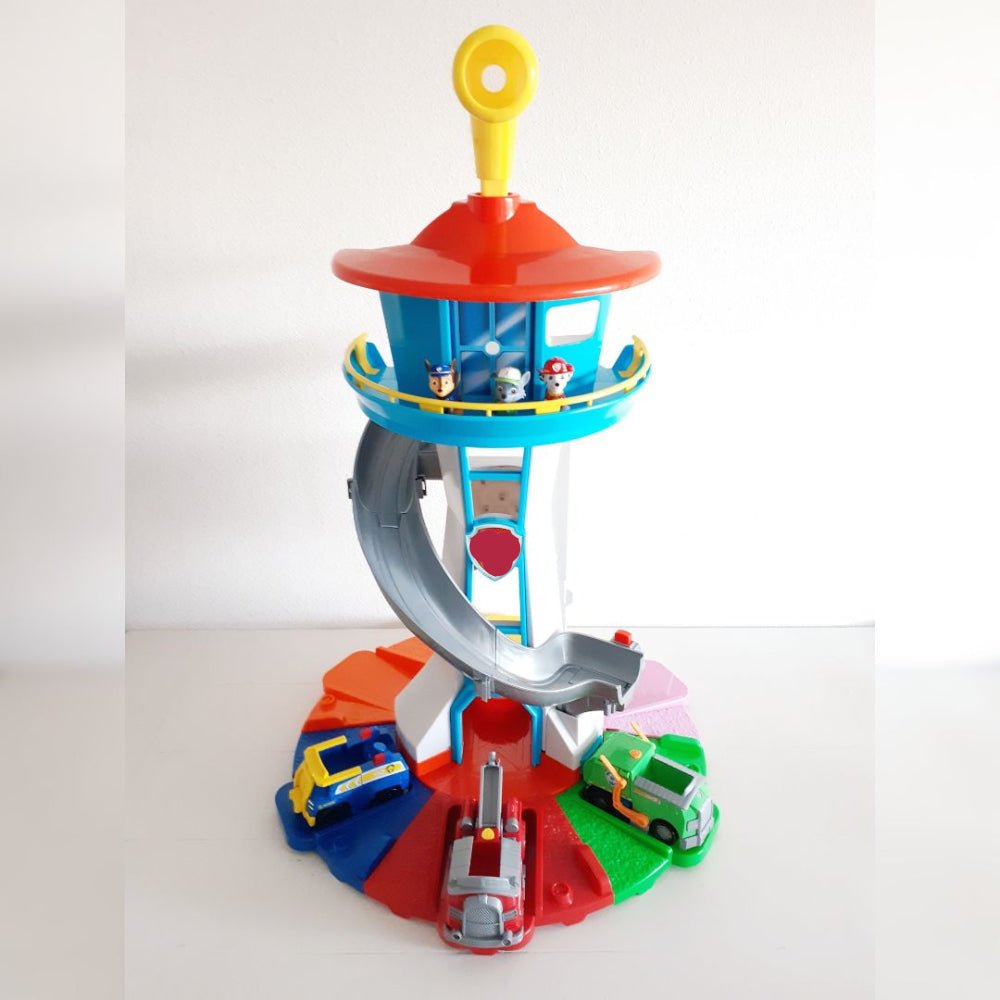 Sturdy Kids Climbing Playset Slide with Toy Cars