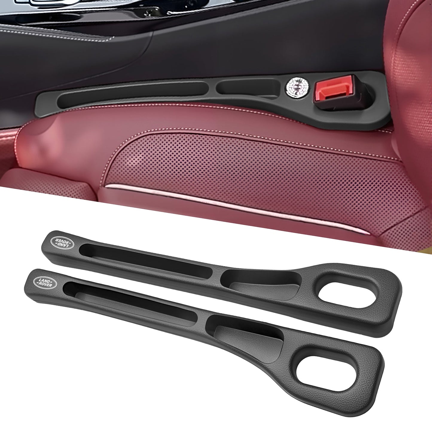 Premium Car Seat Gap Filler with Adjustable Belt Slot