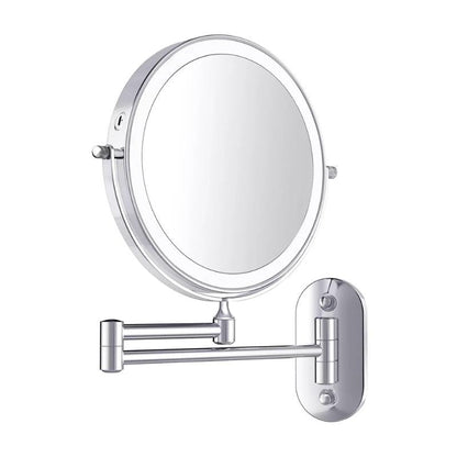Stylish Circular LED Lighted Bathroom Mirror