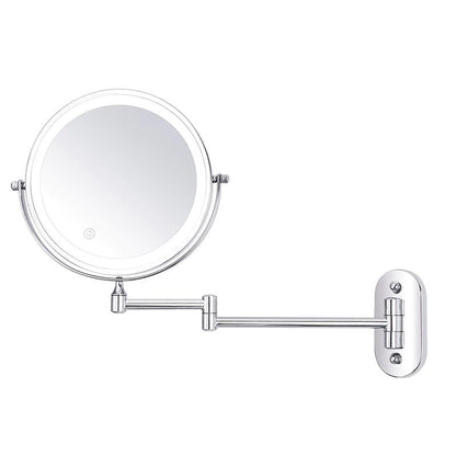 Stylish Circular LED Lighted Bathroom Mirror