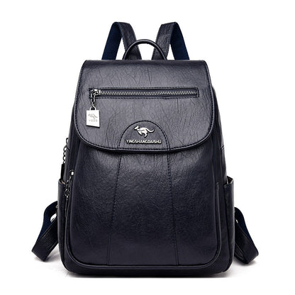Premium Daily Genuine Leather Ladies Backpack
