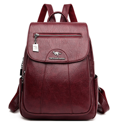 Premium Daily Genuine Leather Ladies Backpack