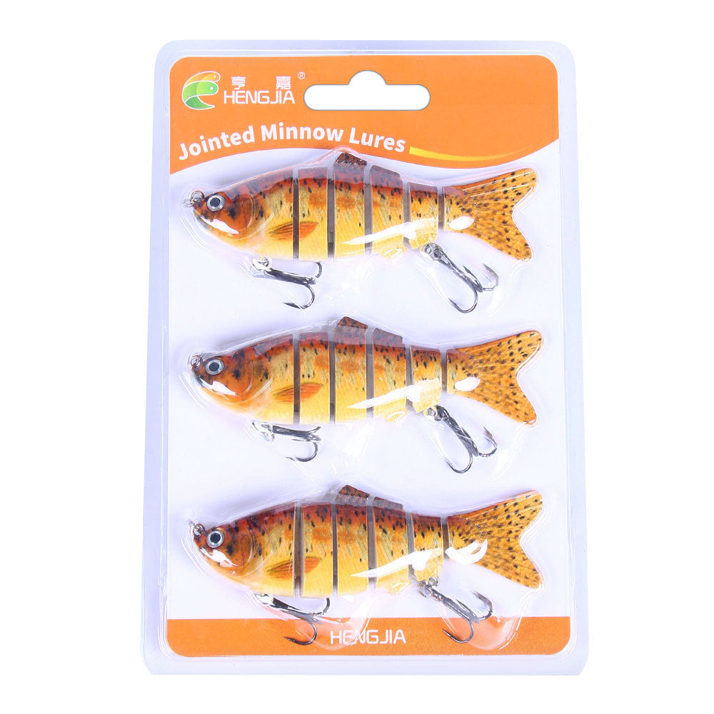 Realistic 6-Segment Fishing Lure Set