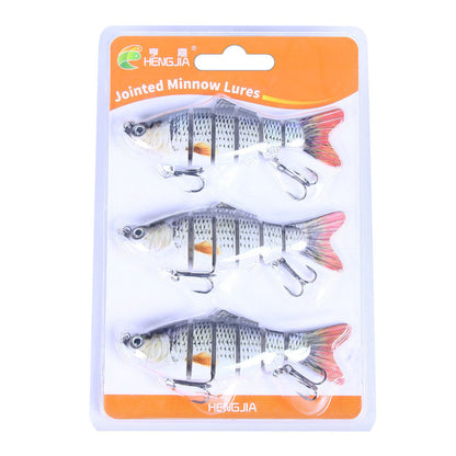 Realistic 6-Segment Fishing Lure Set