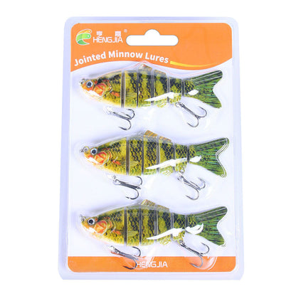 Realistic 6-Segment Fishing Lure Set