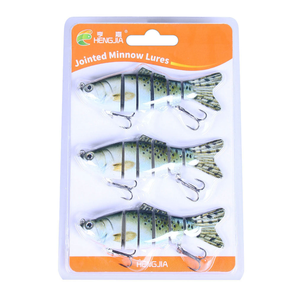 Realistic 6-Segment Fishing Lure Set