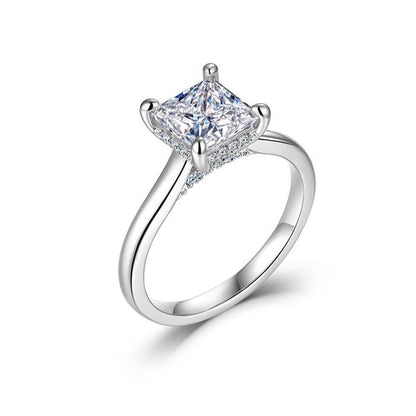 Luxurious Golden Cubic Zirconia Ring