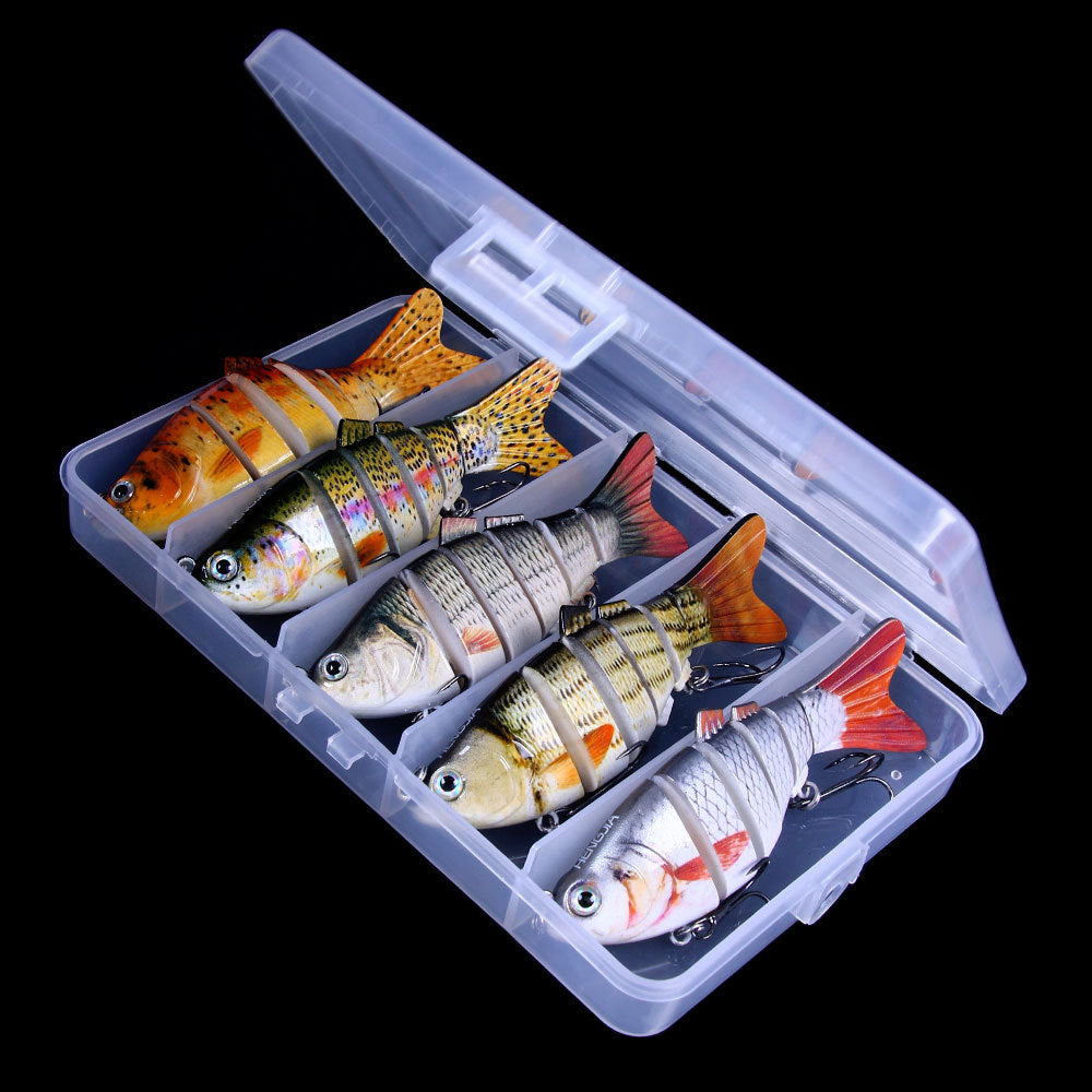 Realistic 6-Segment Fishing Lure Set