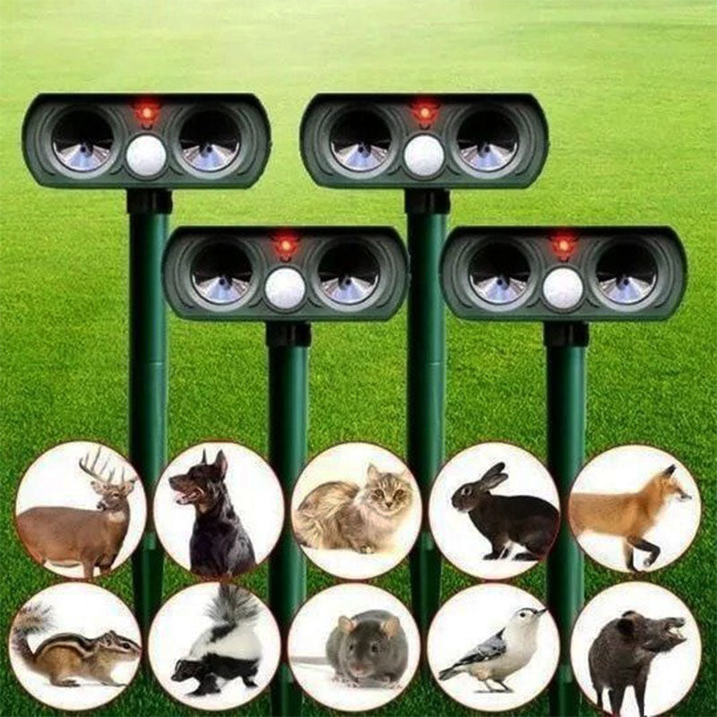 Outdoor Motion Sensor Animal Repeller for Garden Protection