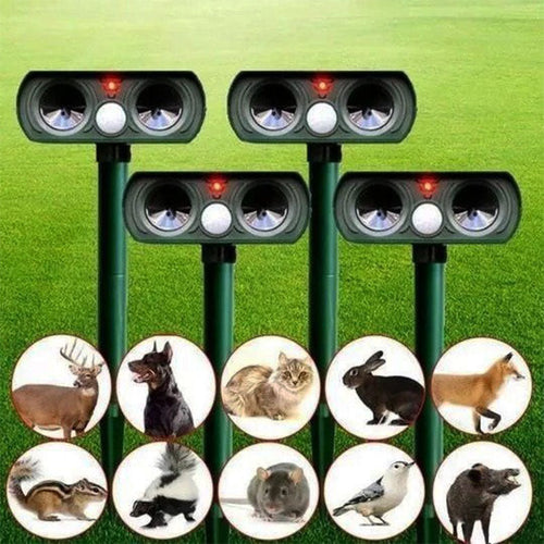 Outdoor Motion Sensor Animal Repeller for Garden Protection
