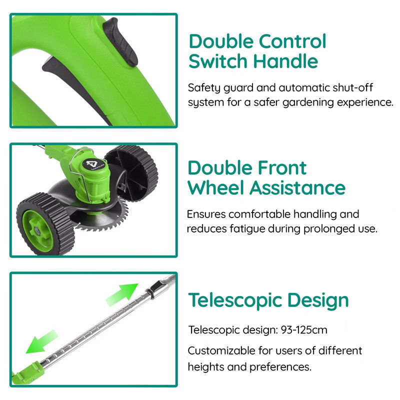 Easy Cordless Rechargeable Lawn Trimmer