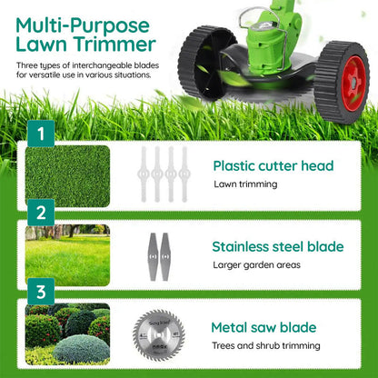 Easy Cordless Rechargeable Lawn Trimmer