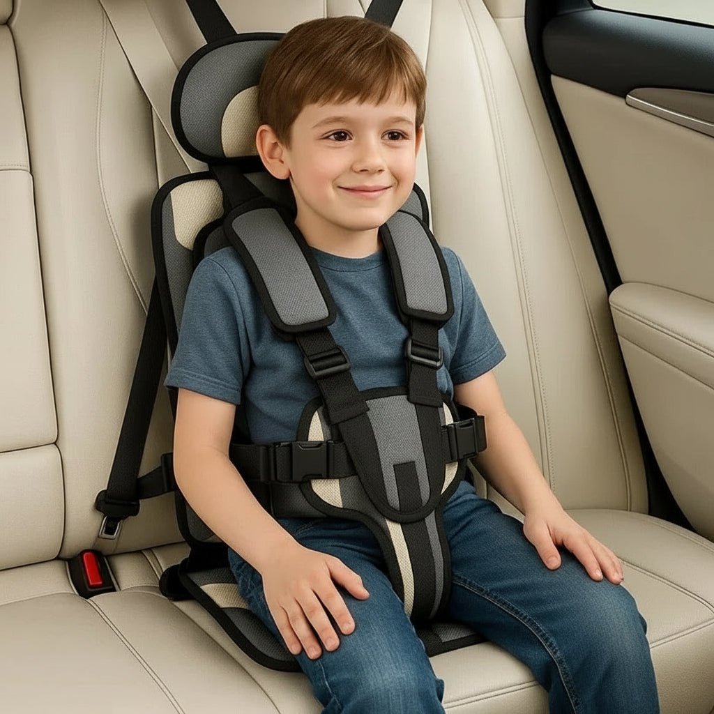 Compact Child Car Booster Seat - Safe Travel Harness