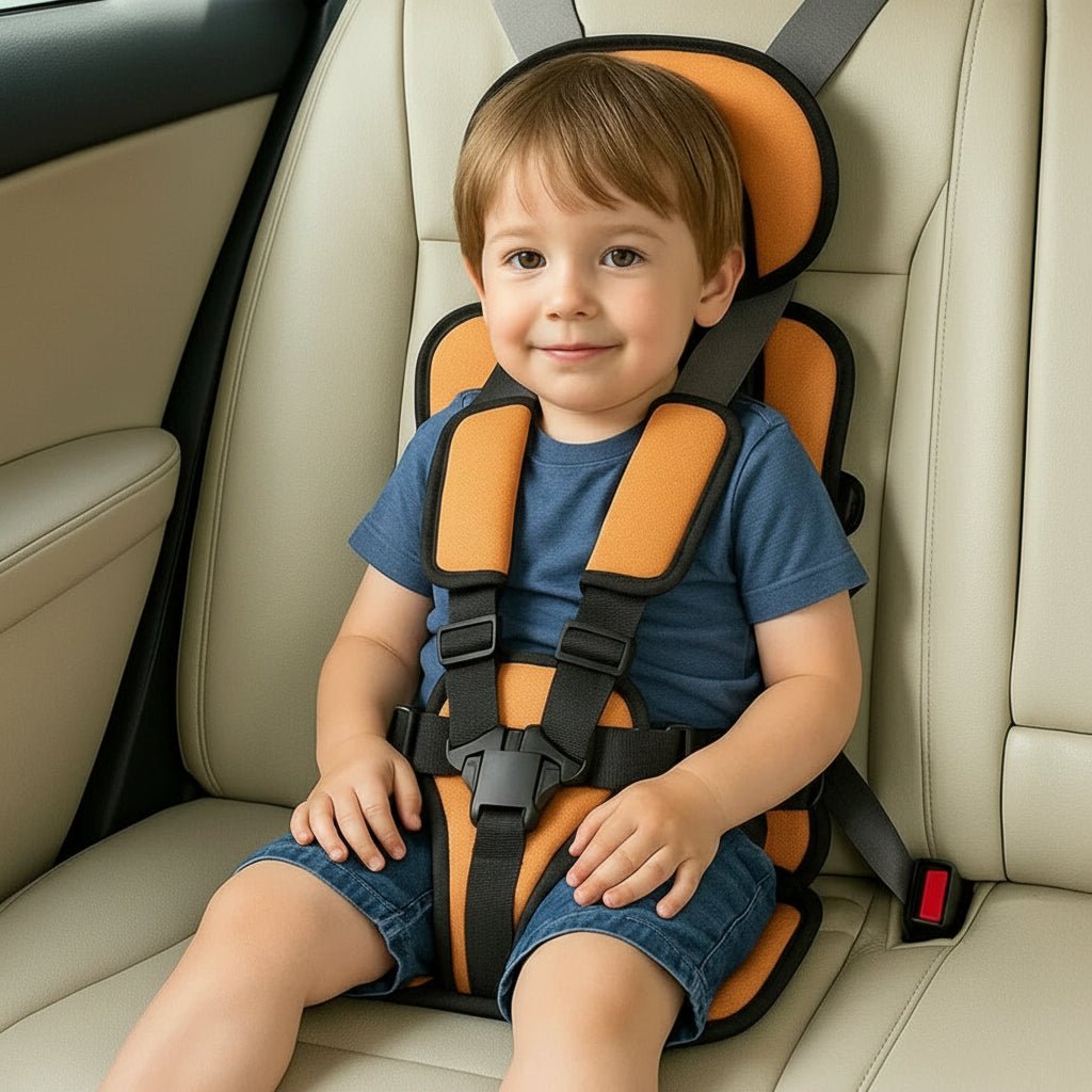 Compact Child Car Booster Seat - Safe Travel Harness