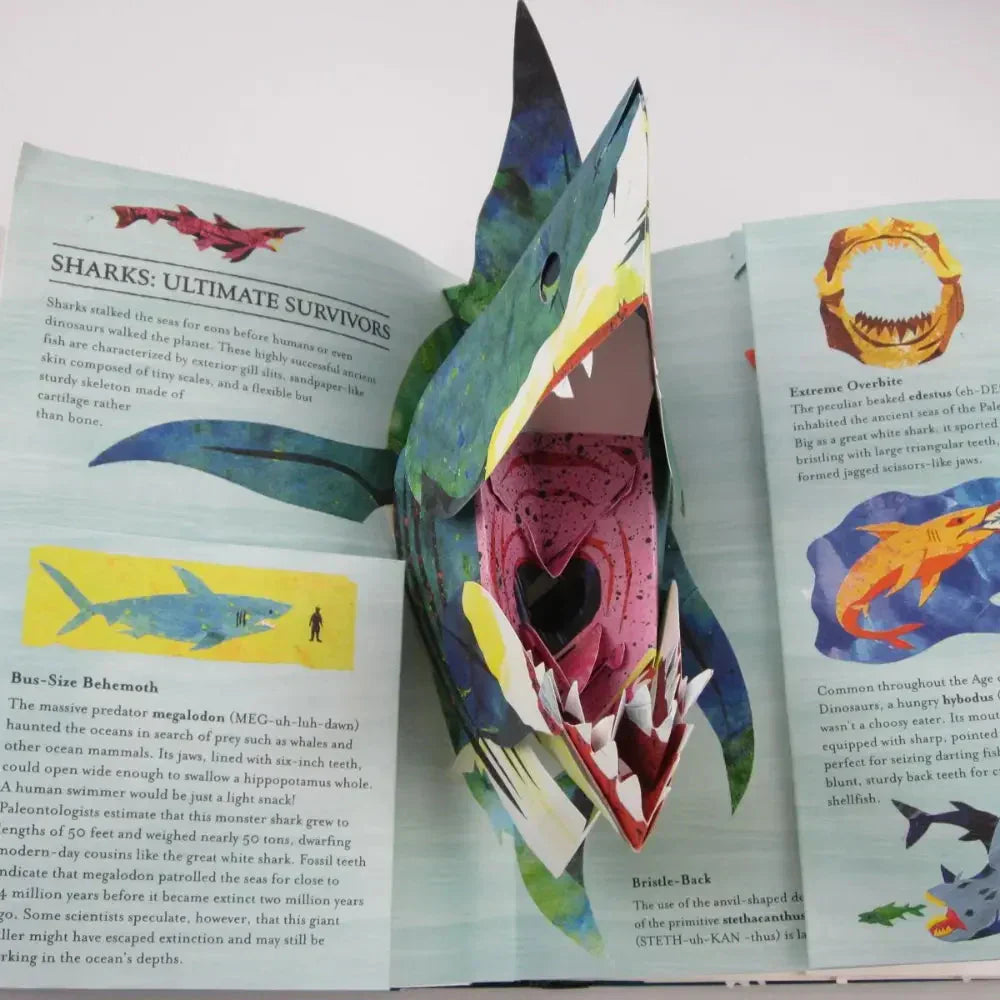 3D Interactive Dinosaur Pop Up Book for Kids