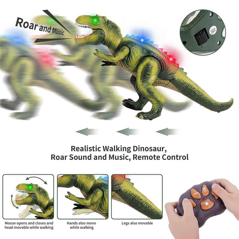 Fun Interactive Walking Dinosaur Toy
