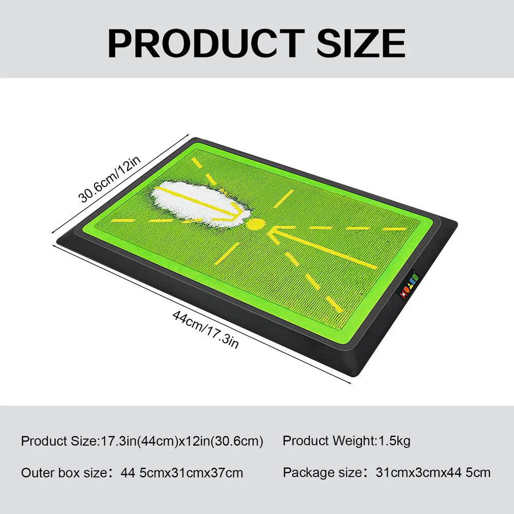 Golf Practice Mat for Swing Improvement