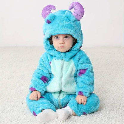 Cozy Kids Jumpsuit Cute Animal Design
