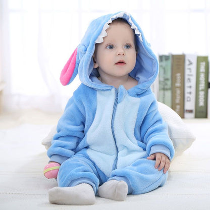 Cozy Kids Jumpsuit Cute Animal Design