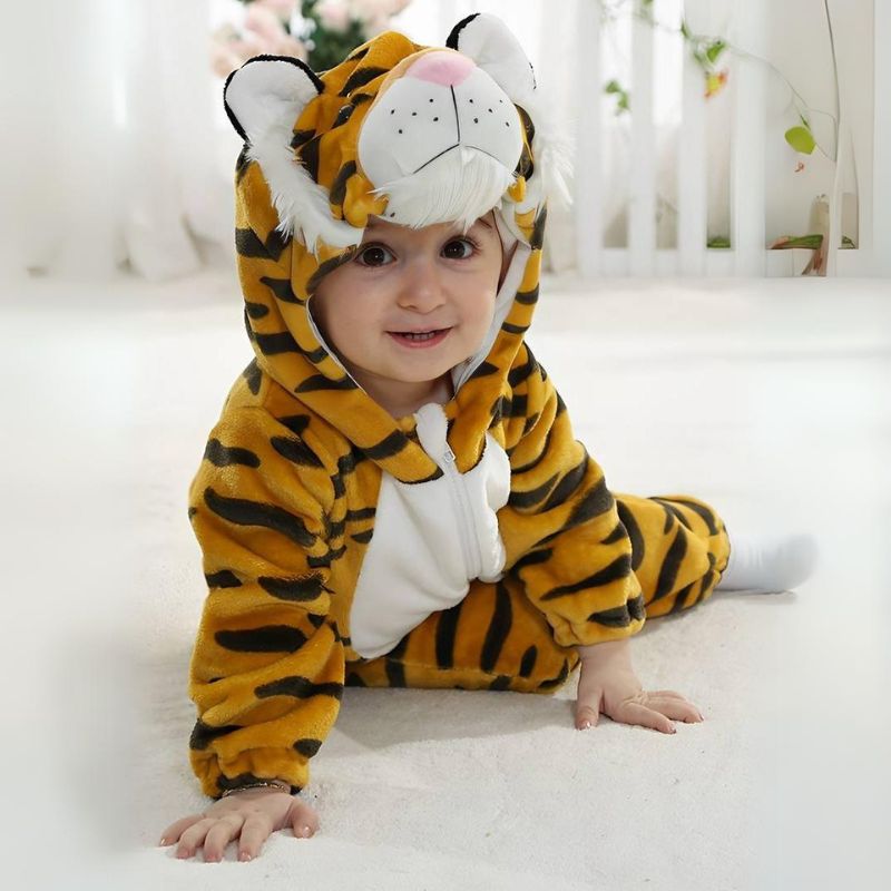 Cozy Kids Jumpsuit Cute Animal Design