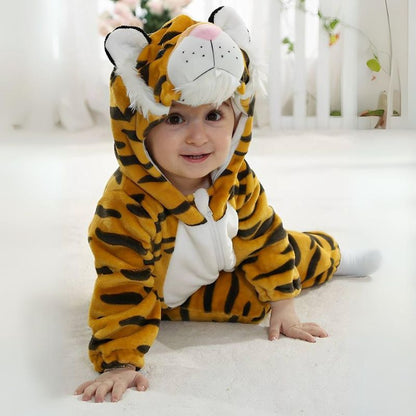 Cozy Kids Jumpsuit Cute Animal Design
