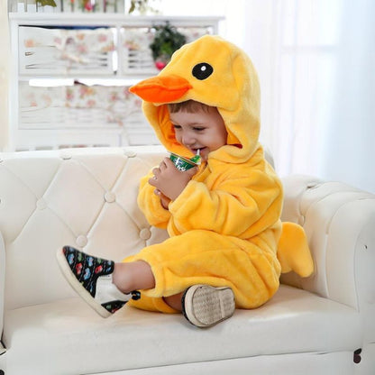 Cozy Kids Jumpsuit Cute Animal Design