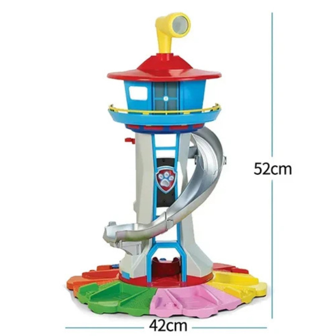 Sturdy Kids Climbing Playset Slide with Toy Cars