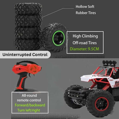 Powerful 4x4 RC Monster Truck with Big Tires