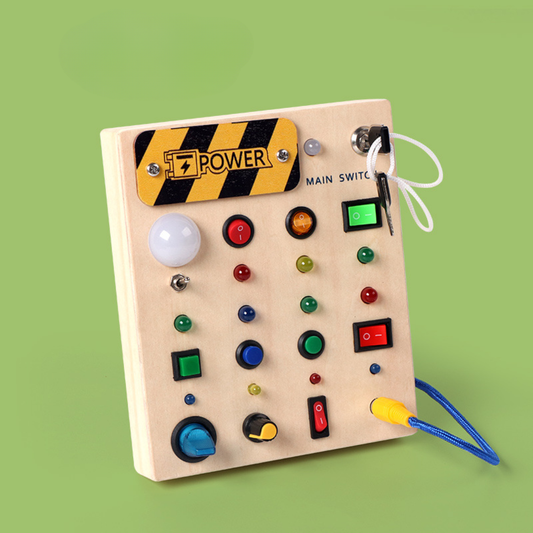 Interactive Wooden Learning Activity Table Toy