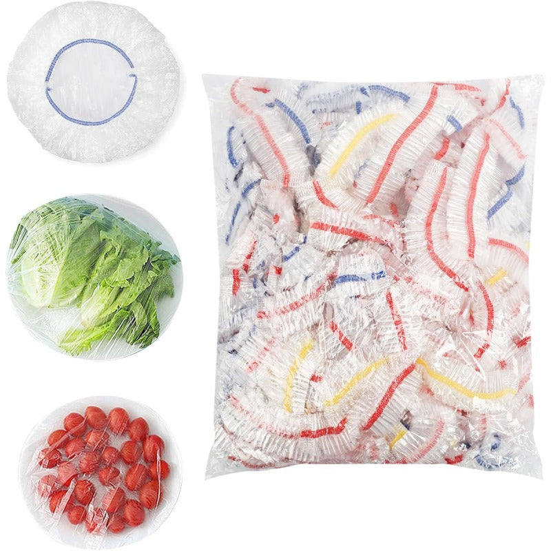 Fresh Food Storage Bags – Flexible Plastic Bowl Wraps