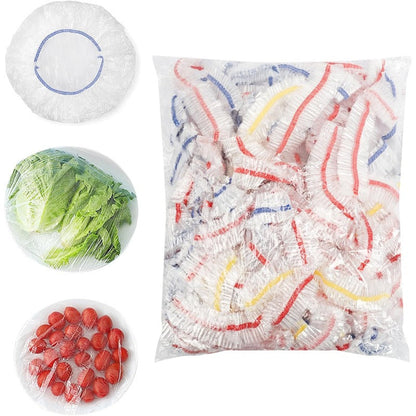 Fresh Food Storage Bags – Flexible Plastic Bowl Wraps