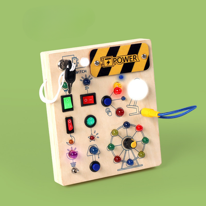 Interactive Wooden Learning Activity Table Toy