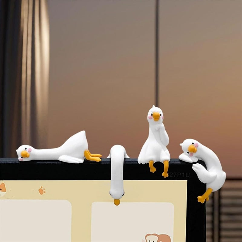 Small Office Duck Decor Figures