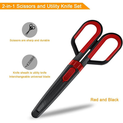 Compact 2-in-1 Scissor and Multi Tool Set
