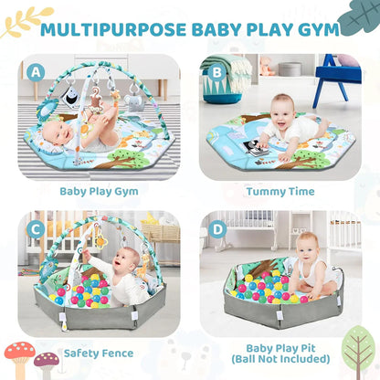 Fun Baby Play Gym and Sensory Mat