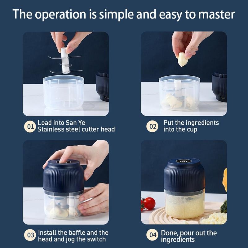 Compact Personal Kitchen Chopper