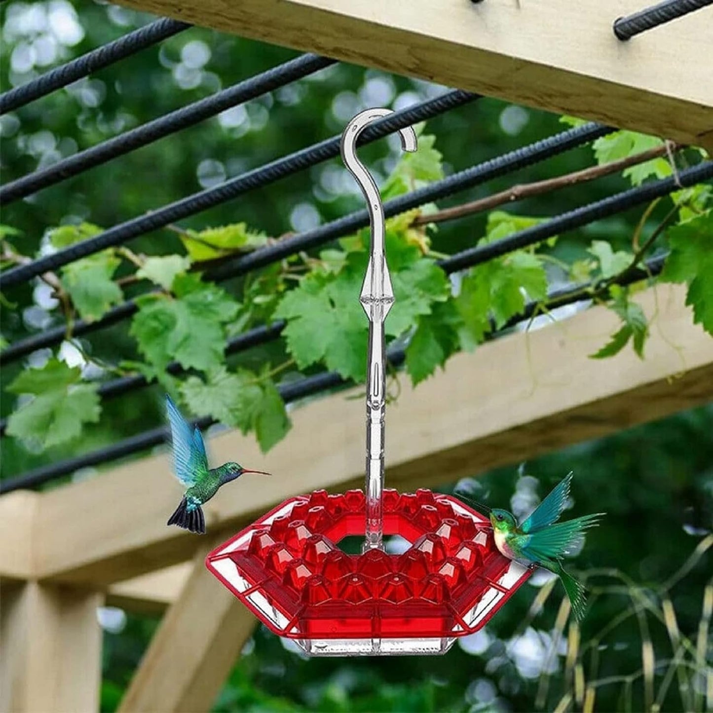 Colorful Outdoor Hanging Hummingbird Feeders