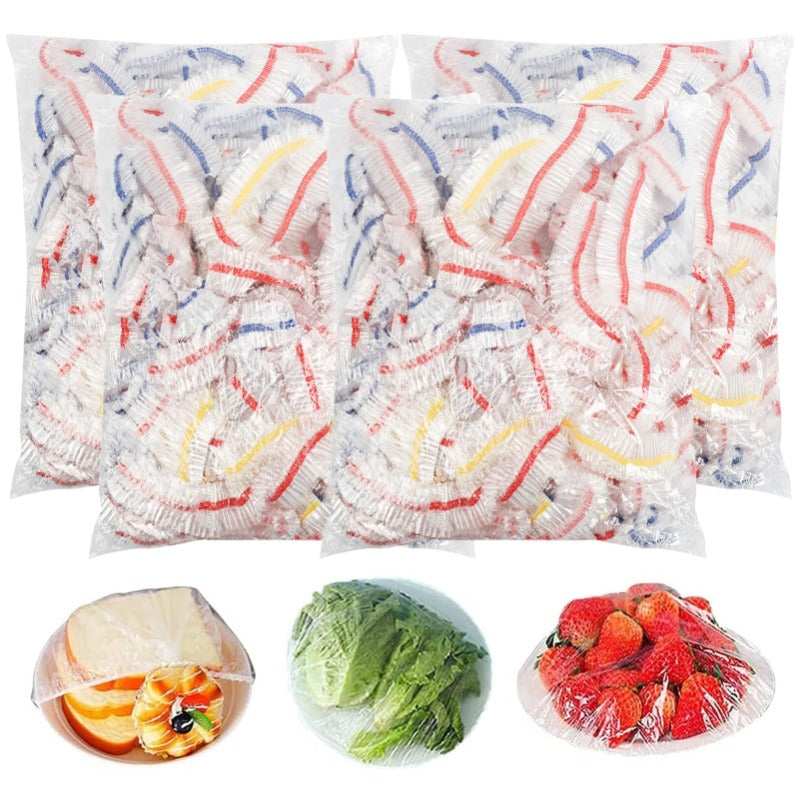 Fresh Food Storage Bags – Flexible Plastic Bowl Wraps