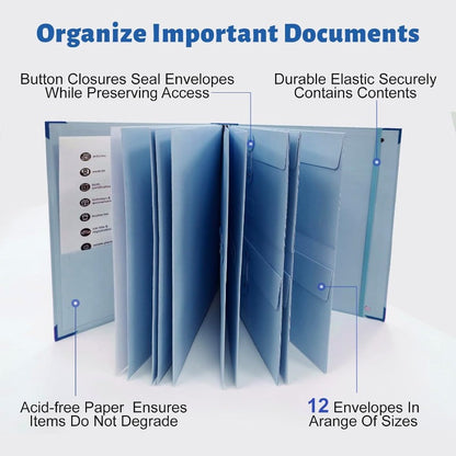 Compact Music Accordion Storage Folio