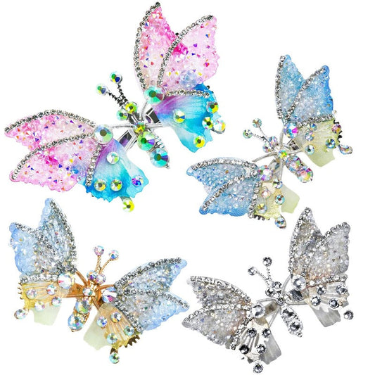 Delicate Floral Hair Barrettes
