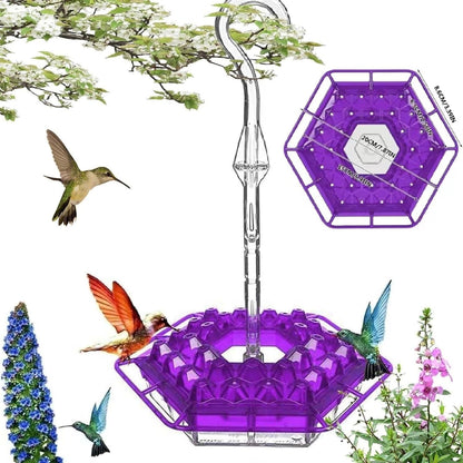 Colorful Outdoor Hanging Hummingbird Feeders