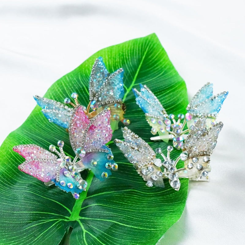 Delicate Floral Hair Barrettes